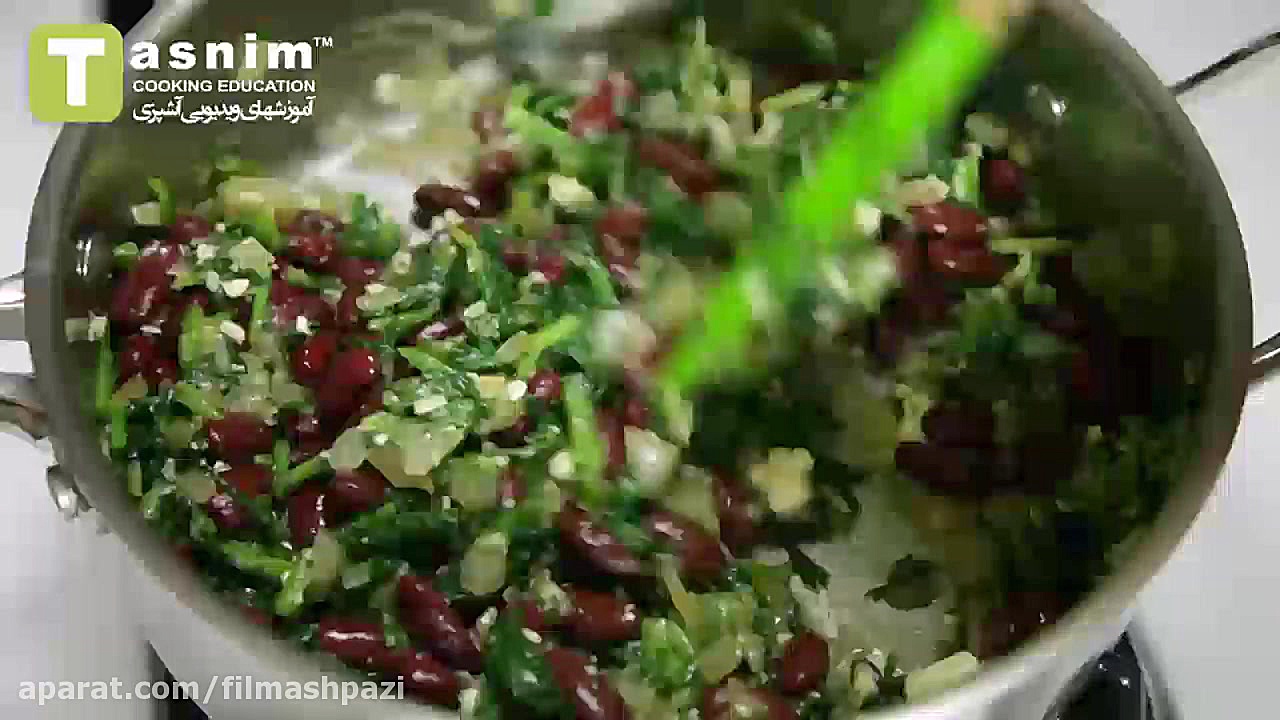 اسپاگتی کدو و لوبیا قرمز | فیل...