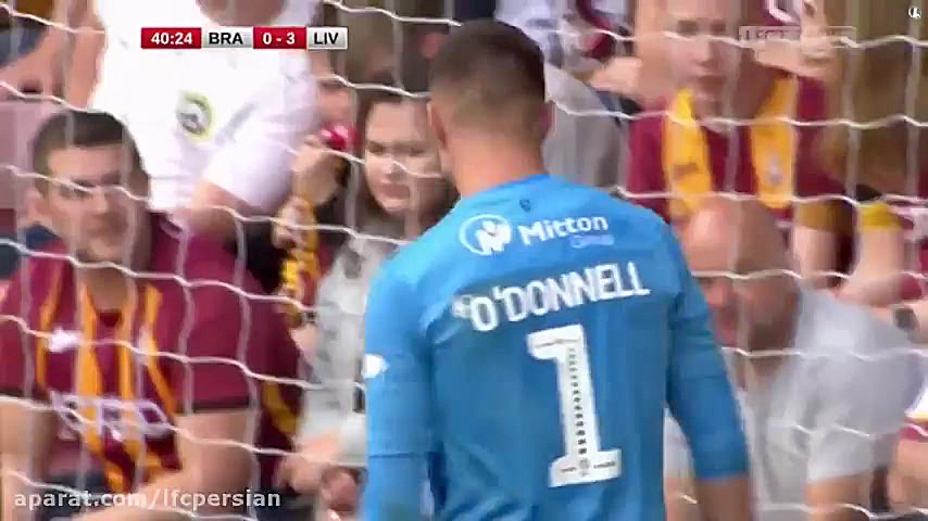 خلاصه بازی &ldquo;بردفورد ۱ ۳...