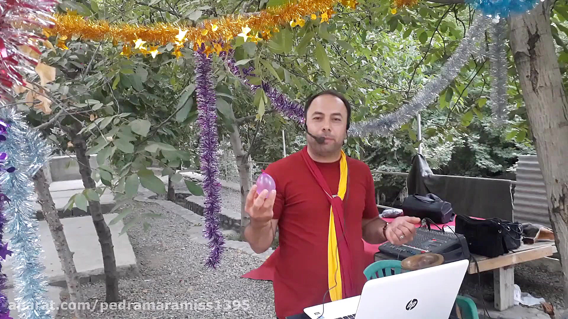 جشن اب بازی پدرام ارامیس