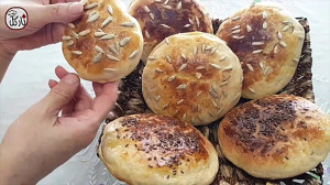 نان جو خانگی خوشمزه و مقوی