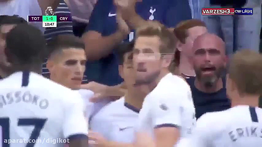 خلاصه بازی تاتنهام 4  0 کریستا...