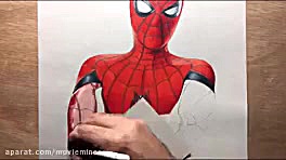 نقاشی مرد عنکبوتی بازگشت به خا...