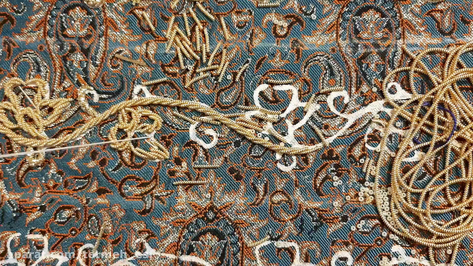 آموزش سرمه دوزی توسط خانم سماو...