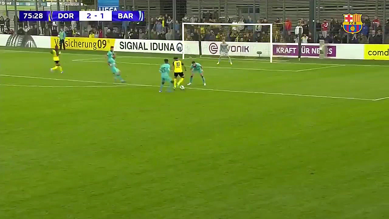 خلاصه بازی دورتموند 2 1 بارسلو...