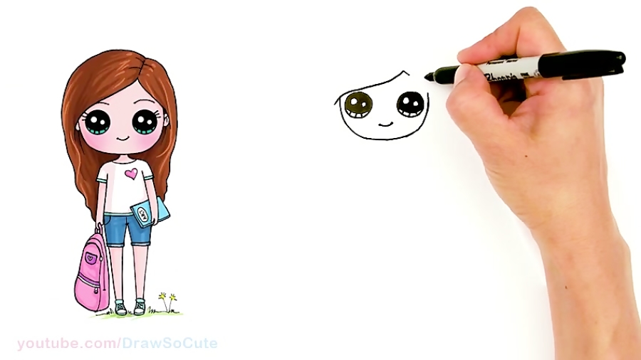 How to Draw a Cute Girl  Summer Art Series #7 