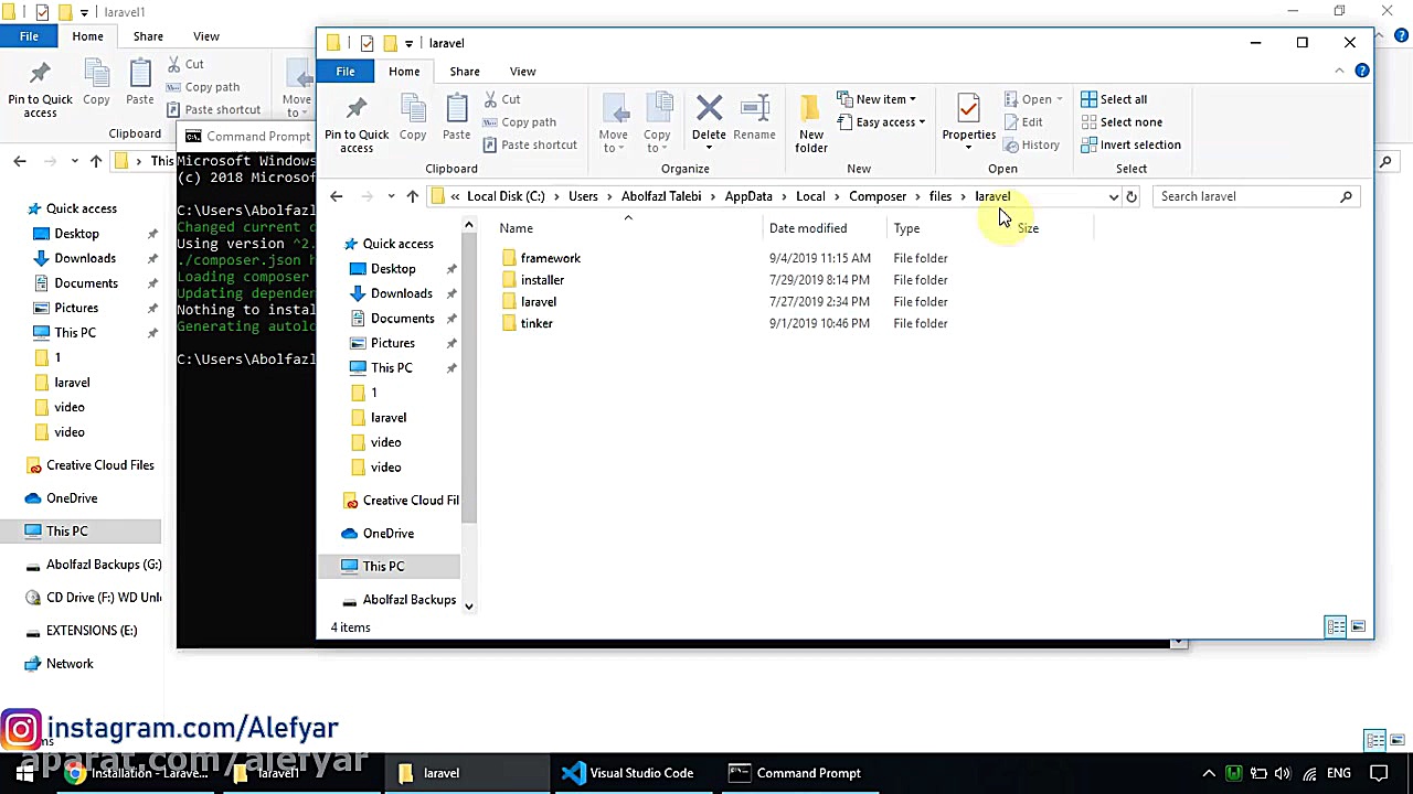 آموزش لاراول جلسه 2