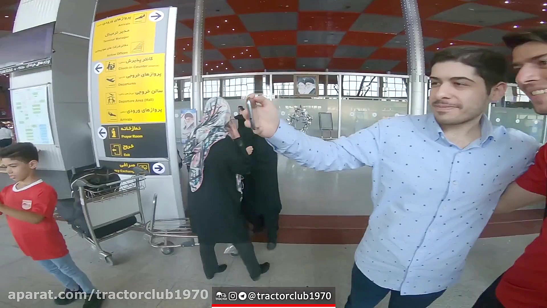 کلیپ قبل بازی تراکتور و ذوب آه...