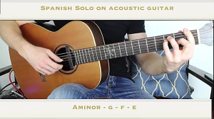 Spanish Guitar Solo ... On Aco...