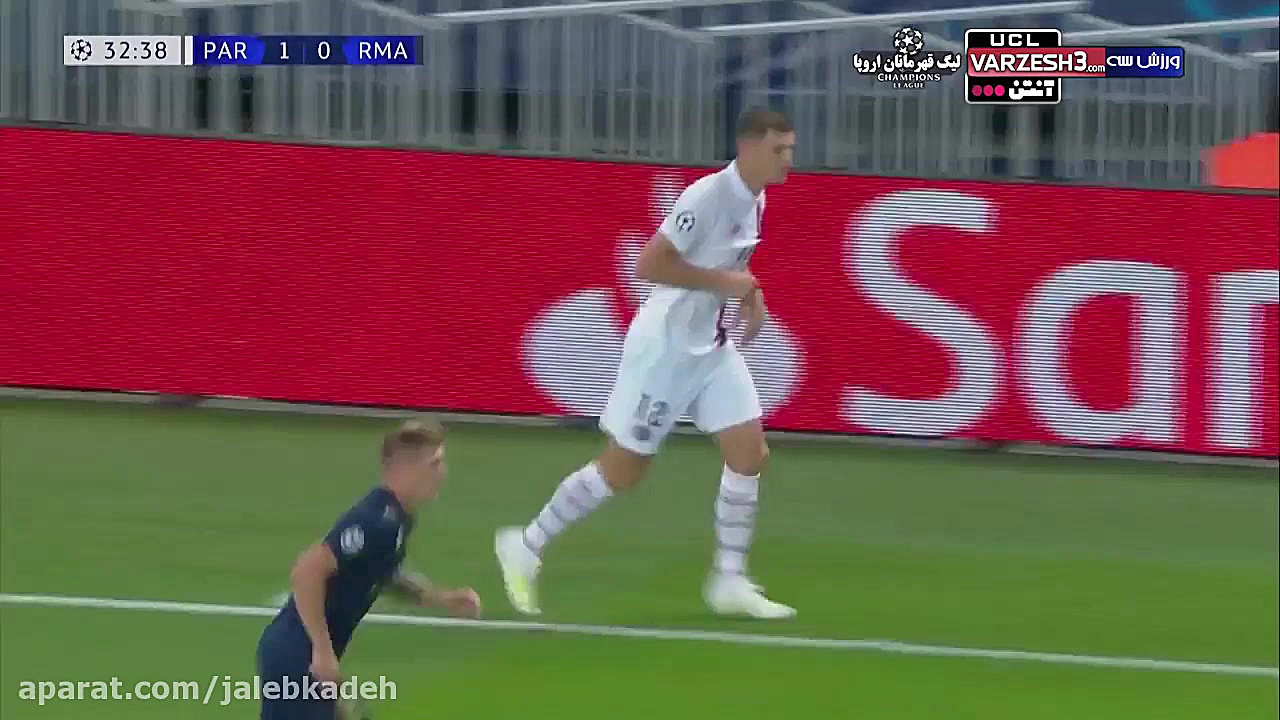 گل دوم PSG به رئال توسط دیماری...