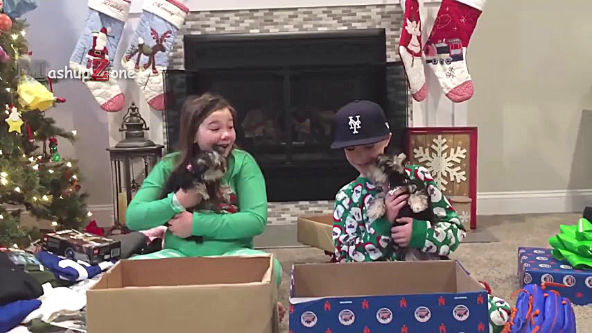 واکنش بچه ها به سوپرایز کریسمس...