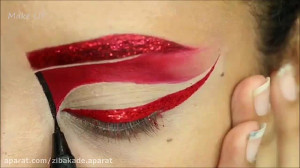 میکاپ فانتزی چشم بسیار زیبا 1