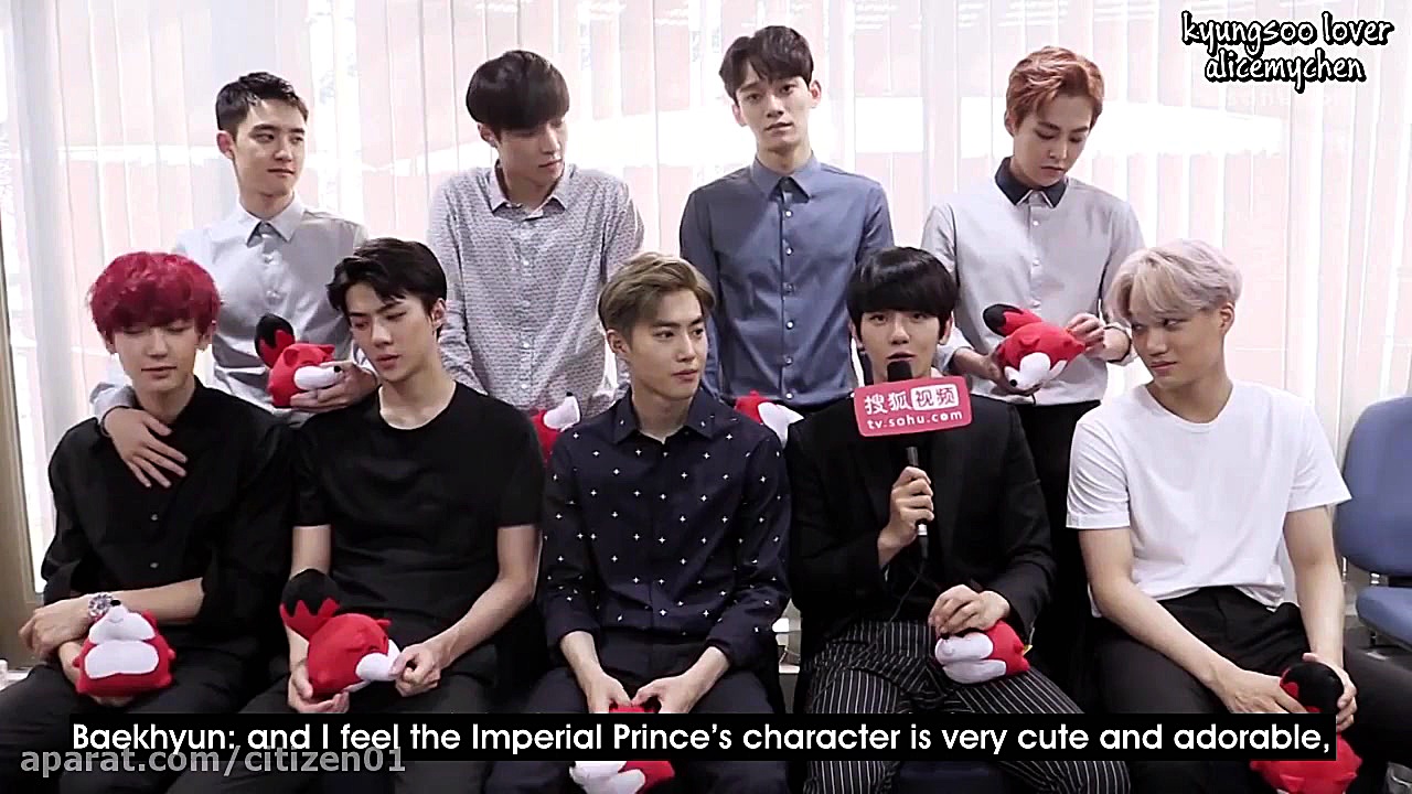 چانیول اکسو EXO گاز می گیرد!