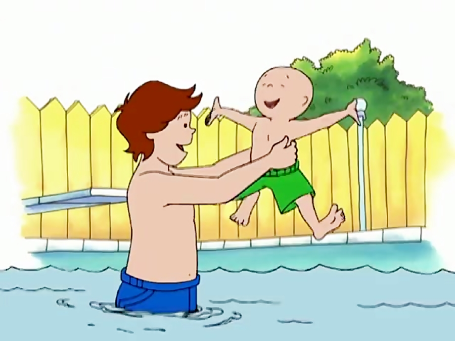 Caillou - Caillou Learns to Swim (S01E35) | Videos For Kids