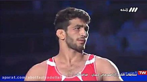 دیدار نیمه نهایی کشتی حسن یزدا...