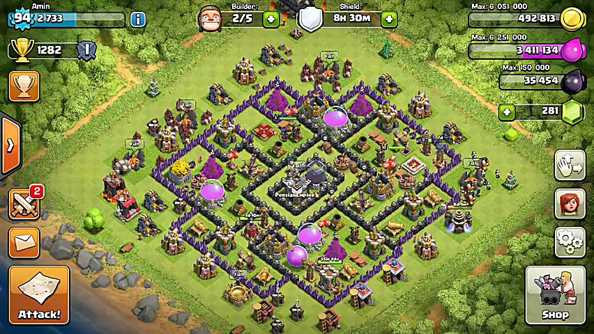 اتک کلش آف کلنز