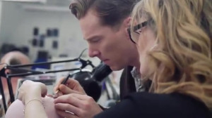 مجسمه ی بندیکت کامبربچ در موزه...