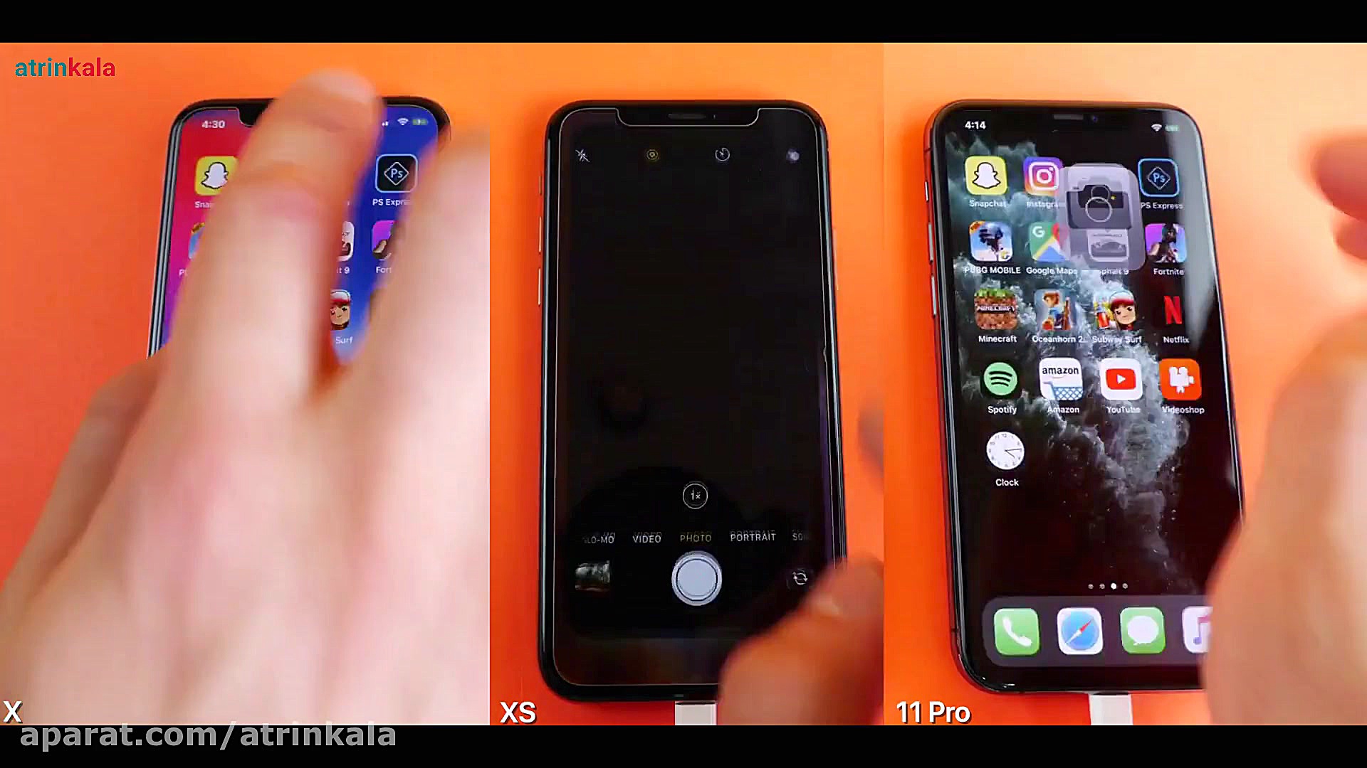 مقایسه سرعت عملکرد گوشی های آی...