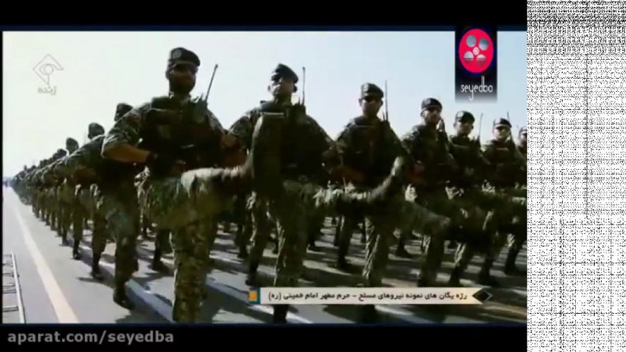 منتخب رژه یگانهای نمونه نیروها...