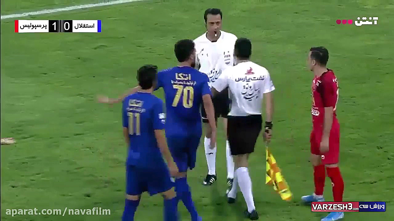 درگیری پرسپولیس تهران استقلال...