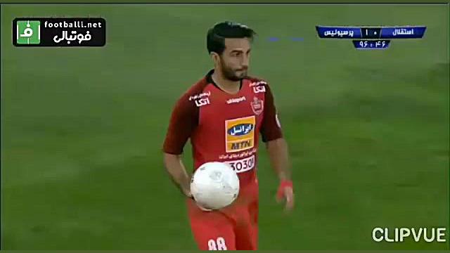 خلاصه بازی پرسپولیس 1 و استقلا...