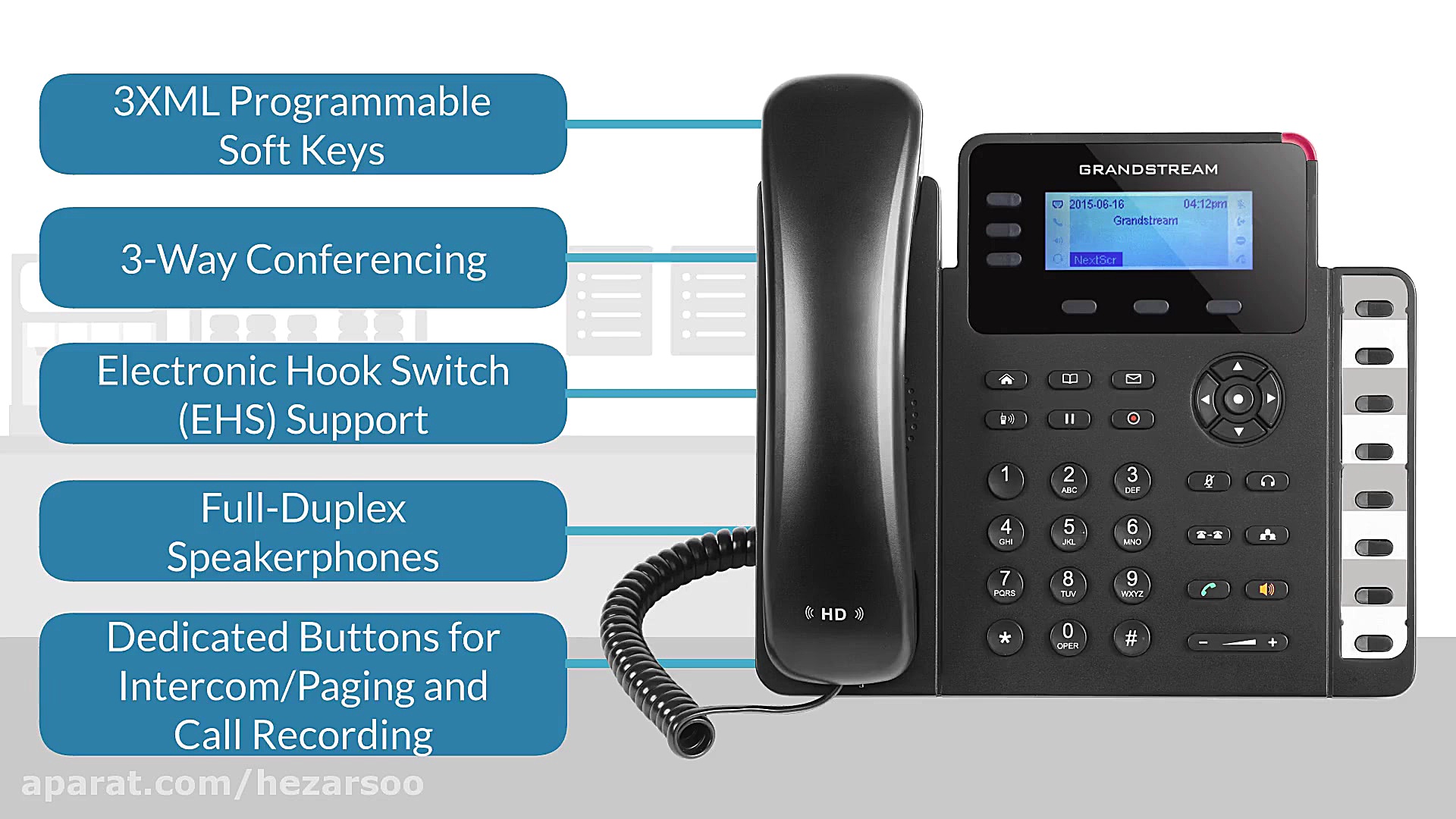 گوشی تلفن تحت شبکه گرنداستریمG...