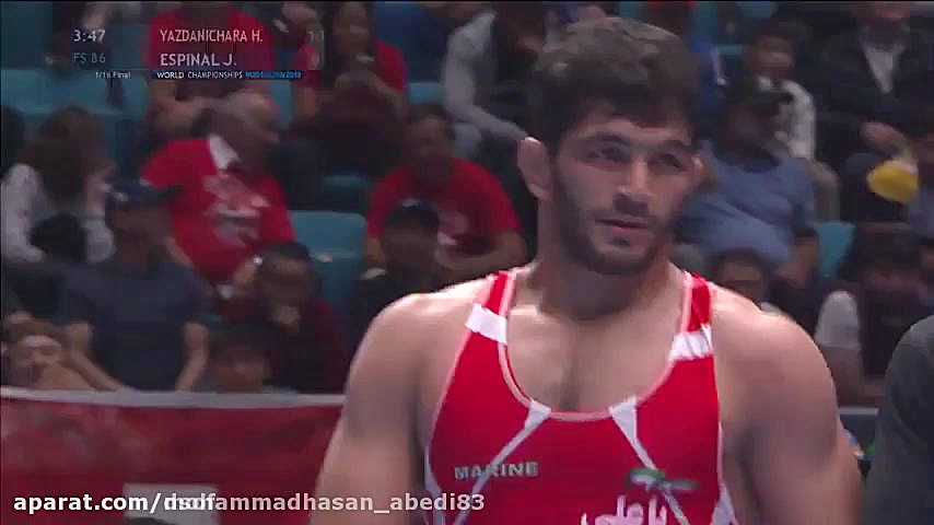 کشتی حسن یزدانی درقزاقستان