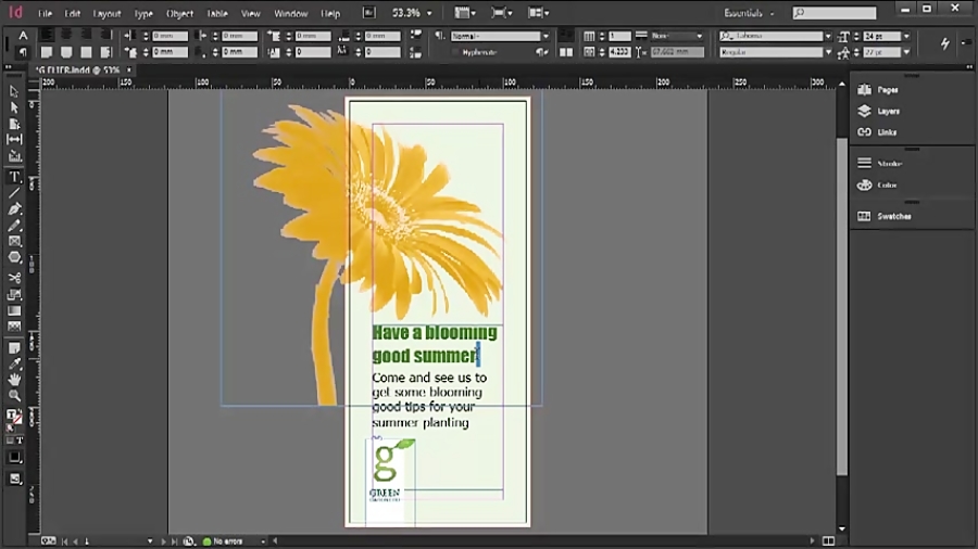 Adjusting Content - InDesign CC Tutorial [7/20]