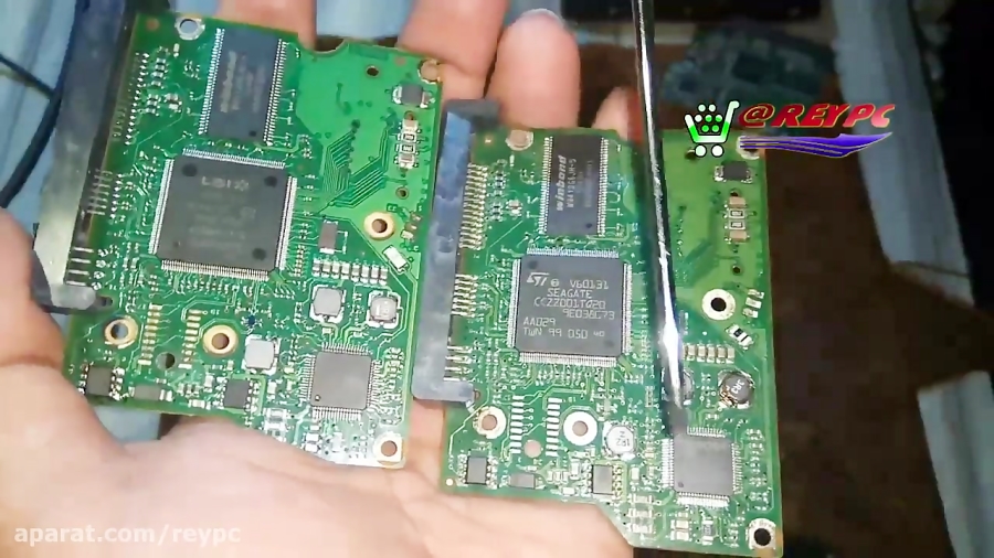 آموزش تعمیر هارد 500GB