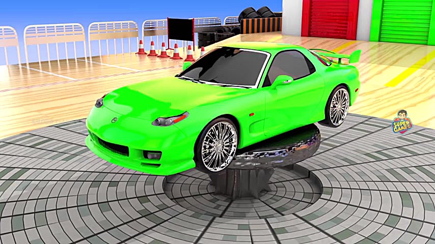 Racing Sports Cars Shapes Whee...