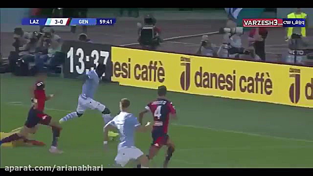 خلاصه بازی لاتزیو 4  جنوا 0