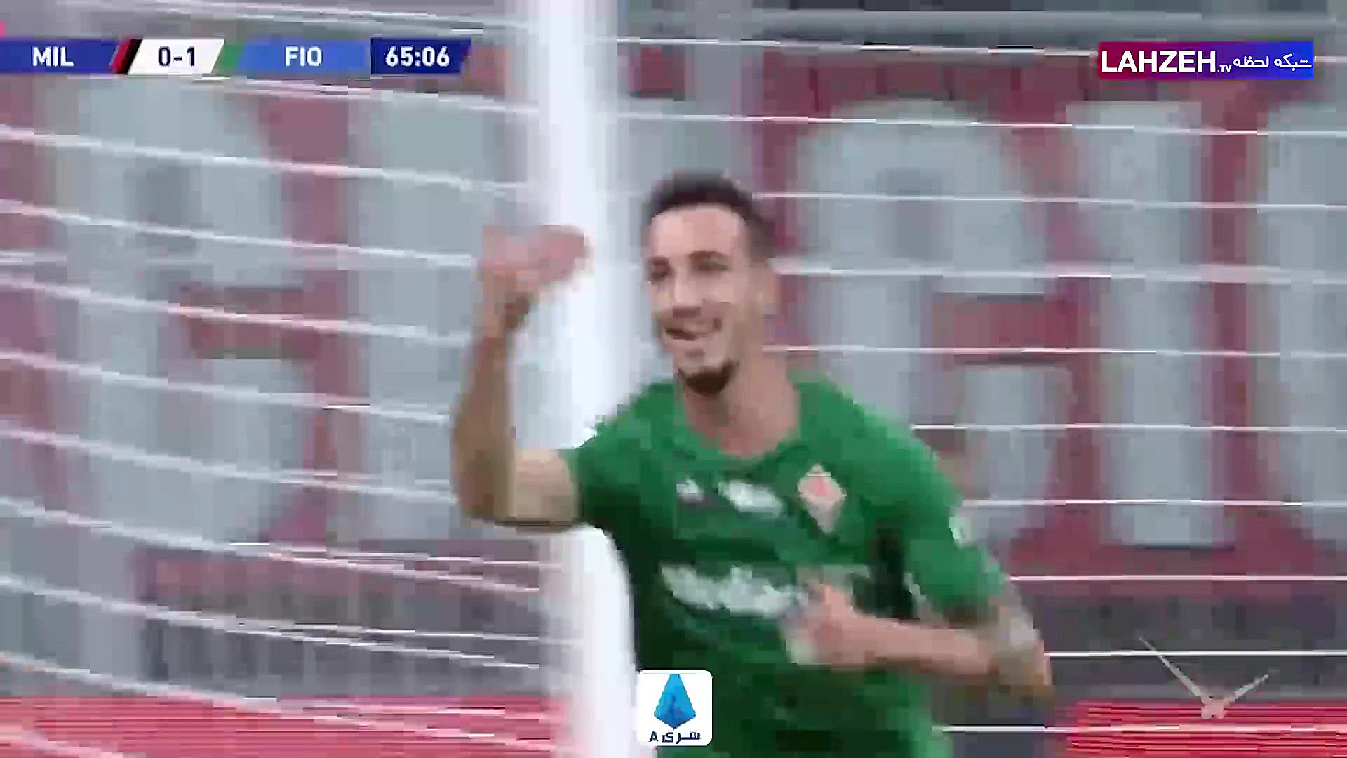 خلاصه بازی آث میلان 1  3 فیورن...