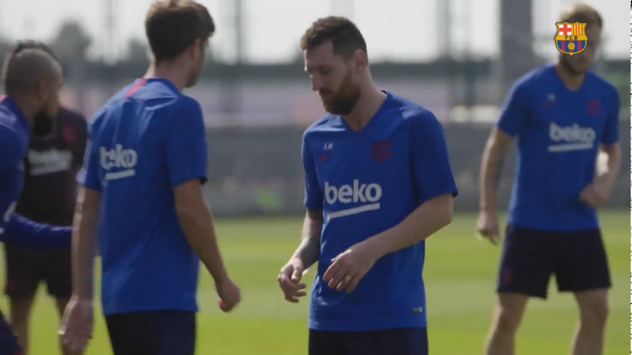 تمرین امروز بارسلونا : بازگشت...