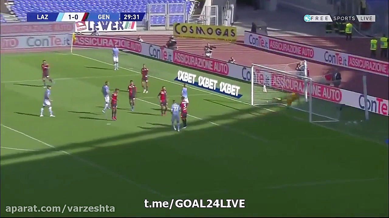 لایی زیبا بازی لاتزیو جنوا