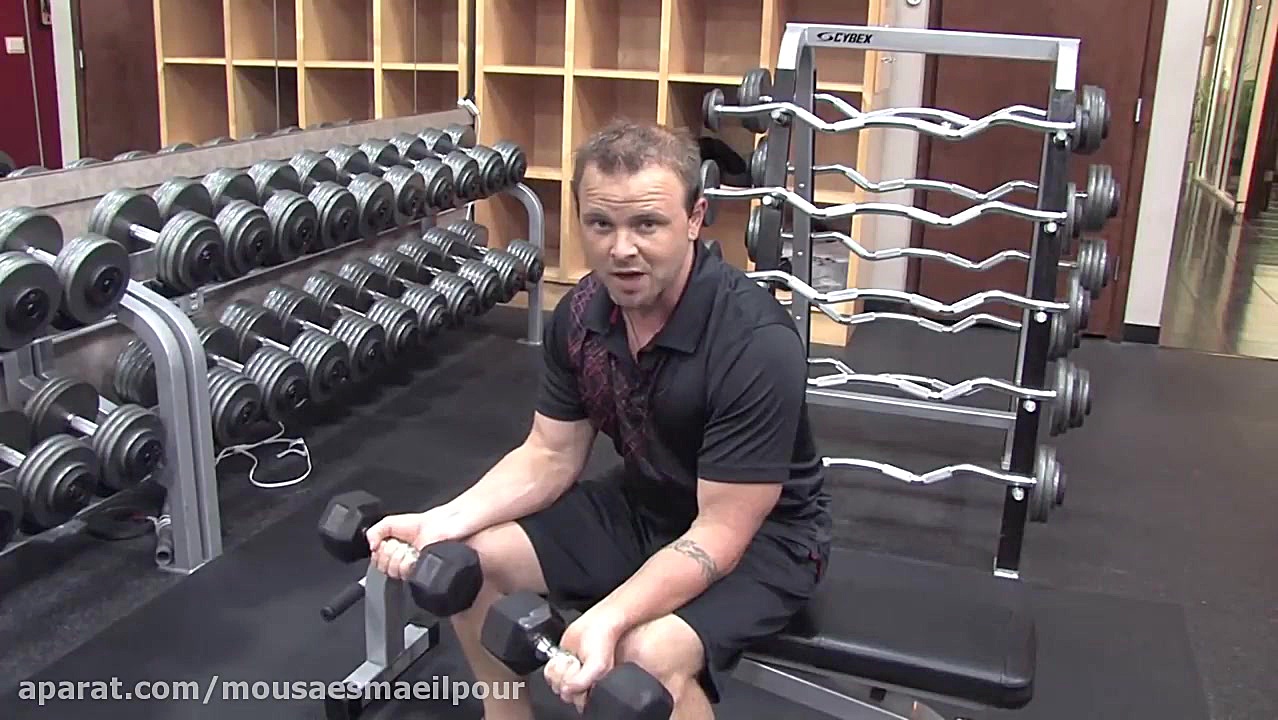 با دمبل مچ خود را قوی کنید