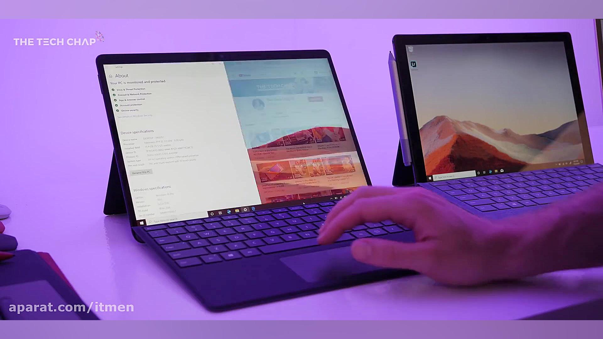 مقایسه مایکروسافت سرفیس پرو 7،...