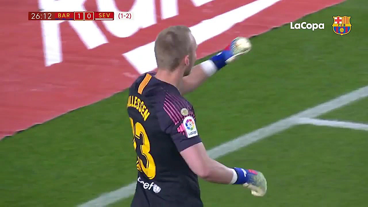 خلاصه بازی بارسلونا 6 1 سویا (...