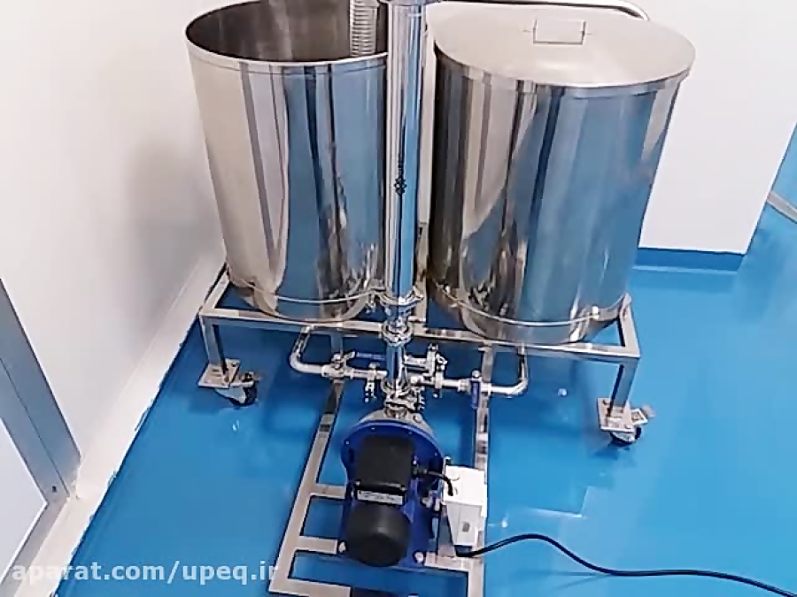 surfactant dilution unit with static mixer
