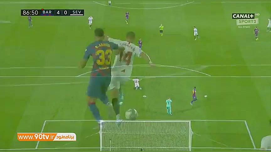 خلاصه لالیگا: بارسلونا 4 0 سوی...