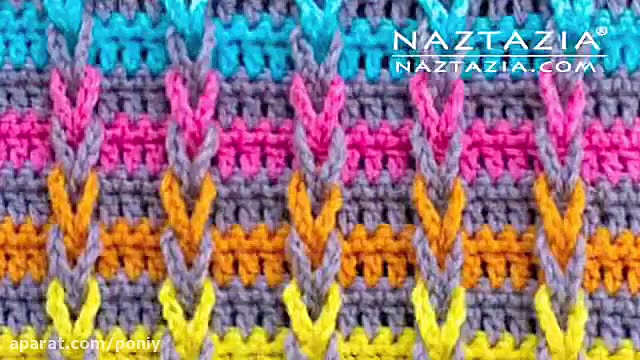 آموزش قلاب بافی ۲۵۴