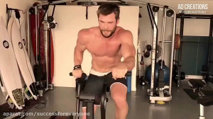 تمرینات کریس همسورث بازیگر شخص...