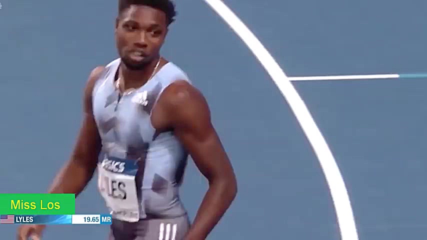 شکستن رکورد 200 متر یوسین بولت