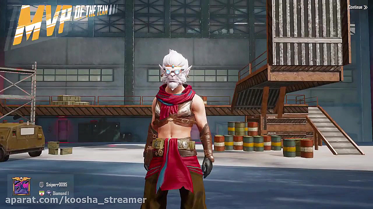 رتبه اول کوشا استریمر در پابجی...