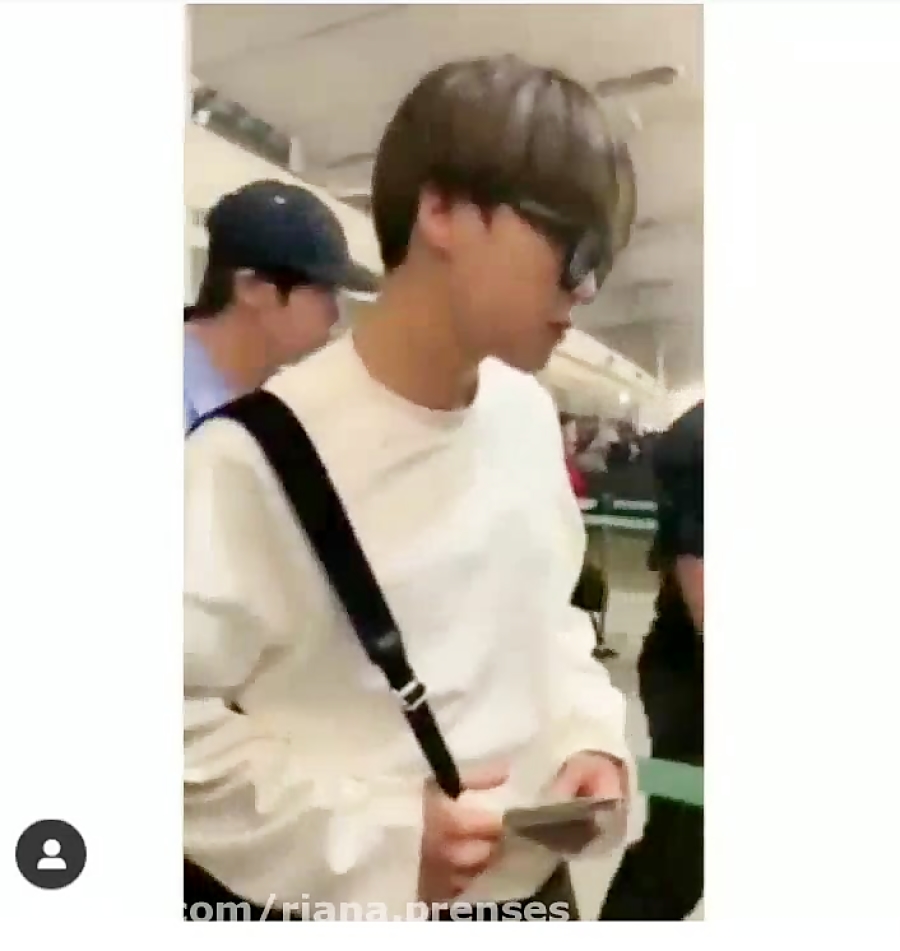 ویدیو از بی تی اس درحال رفتن ی...