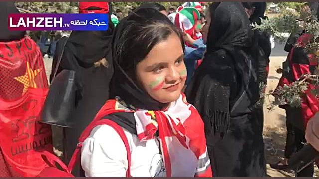 اولین حضور بانوان در استادیوم...