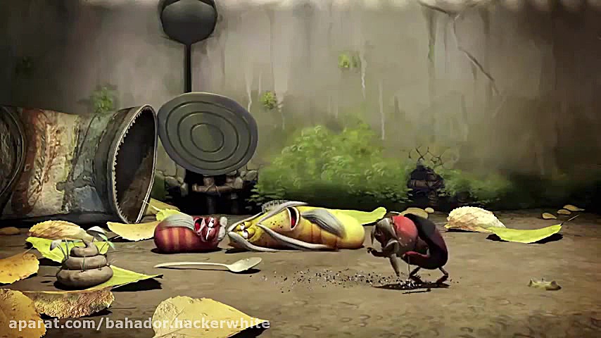 کارتون لاروا لاروا