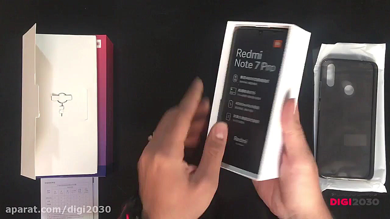 جعبه گشایی گوشی موبایل شیائومی...