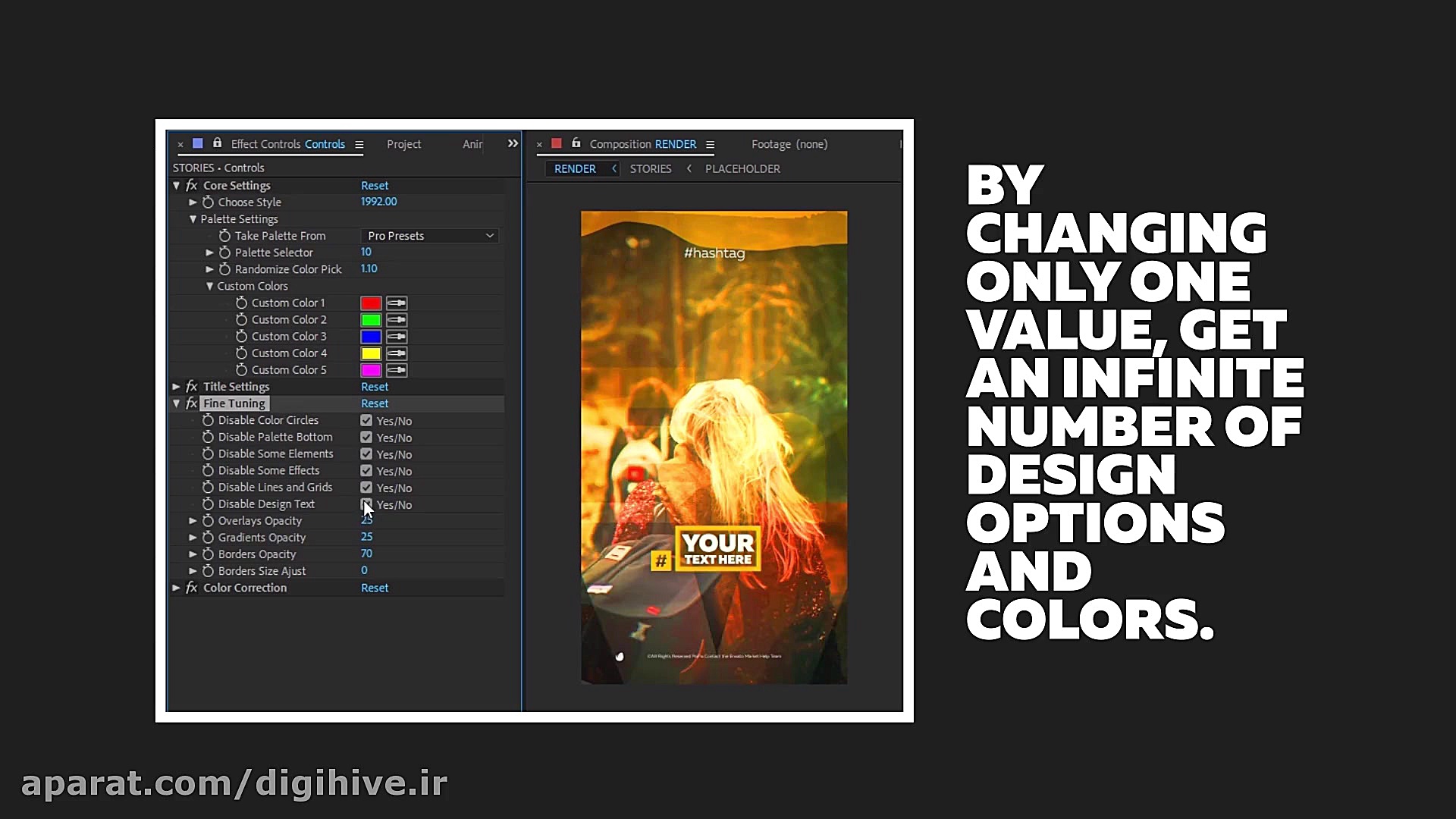 پروژه آماده استوری اینستاگرام&...