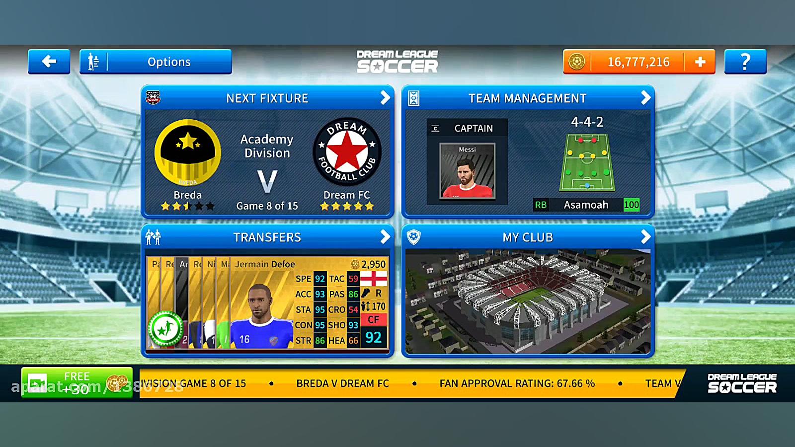 گیم پلی dream league