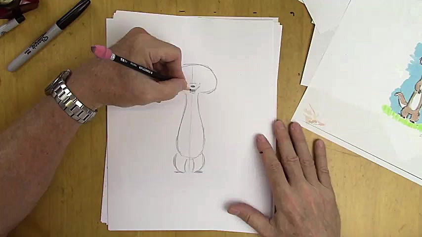 آموزش نقاشی کارتونی: چطور حیوا...