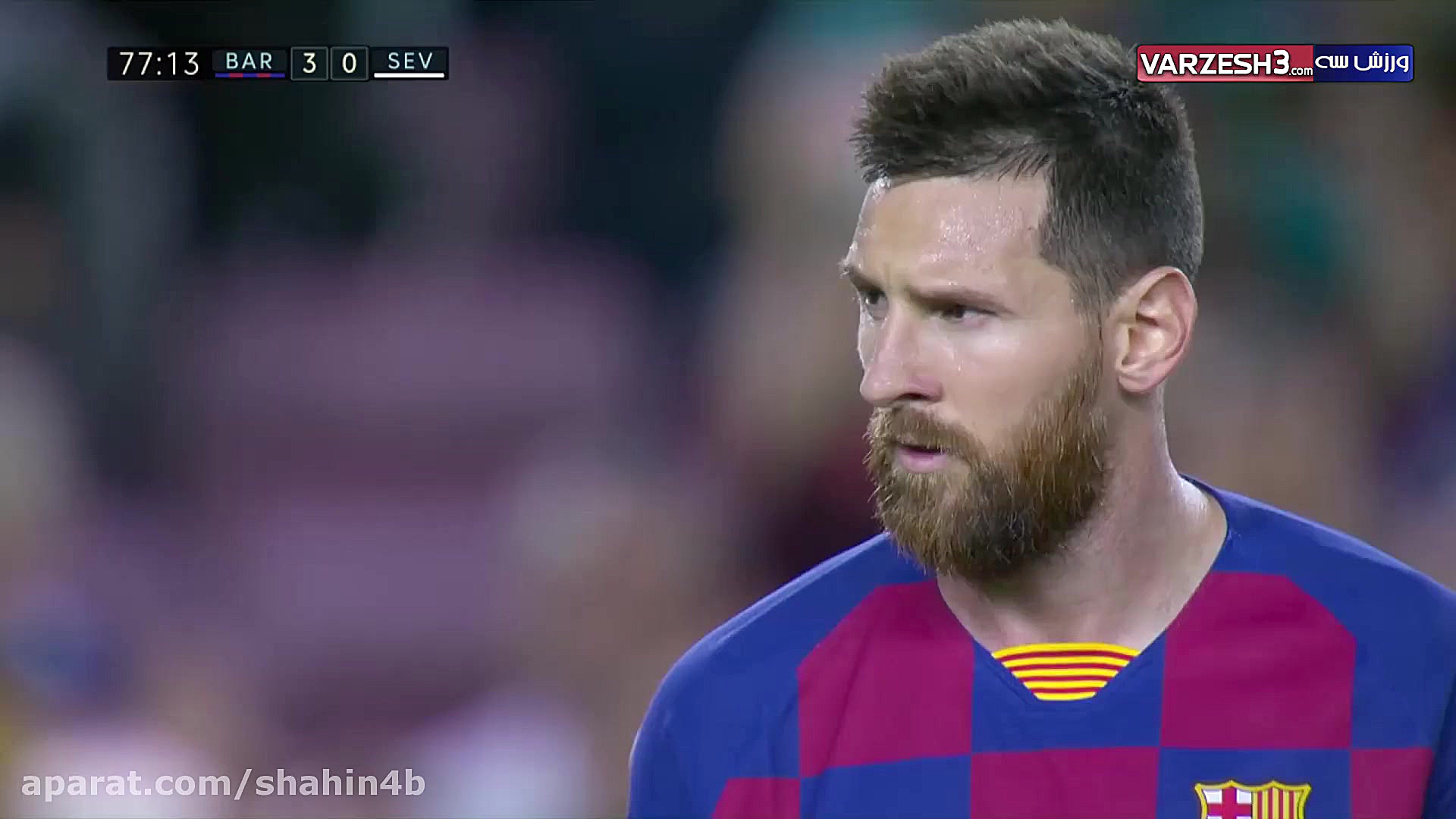 گل کاشته بسیار زیبای لیونل مسی